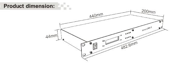 8 kanałów wyjściowych DMX512 Artnet - na - Konwerter DMX Ethernet System sterowania 0