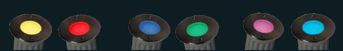Soczewka o strukturze plastra miodu 1 * 3W Wbudowane oświetlenie punktowe LED Inground z okrągłą osłoną 1
