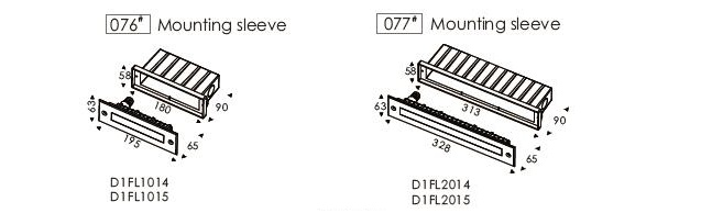 24V niskie napięcie lub 110 ~ 240VAC liniowe schodowe oświetlenie zewnętrzne białe szkło z nadrukiem miękka belka 195mm 3