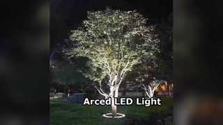 Łukowa lampa podziemna LED RGB DMX DALI