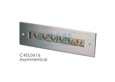 C4SL0616 C4SL0618 6 * 2 W Asymetryczne podwodne oświetlenie liniowe LED z tuleją montażową, wpuszczane oświetlenie basenowe LED