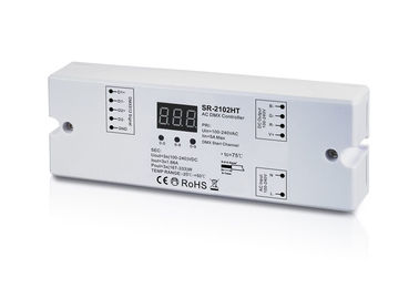 Wejście 100-240 V AC Kontroler 3CH wysokiego napięcia DMX512 do wysokonapięciowej taśmy LED RGB