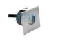 C2XAS0157 C2XAS0118 1 * 2W Kwadratowa osłona LED Inground Light z asymetrycznym natężeniem światła 45 ° / 35 °